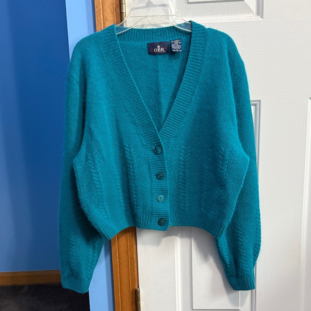 OBR Vintage Teal Cardigan